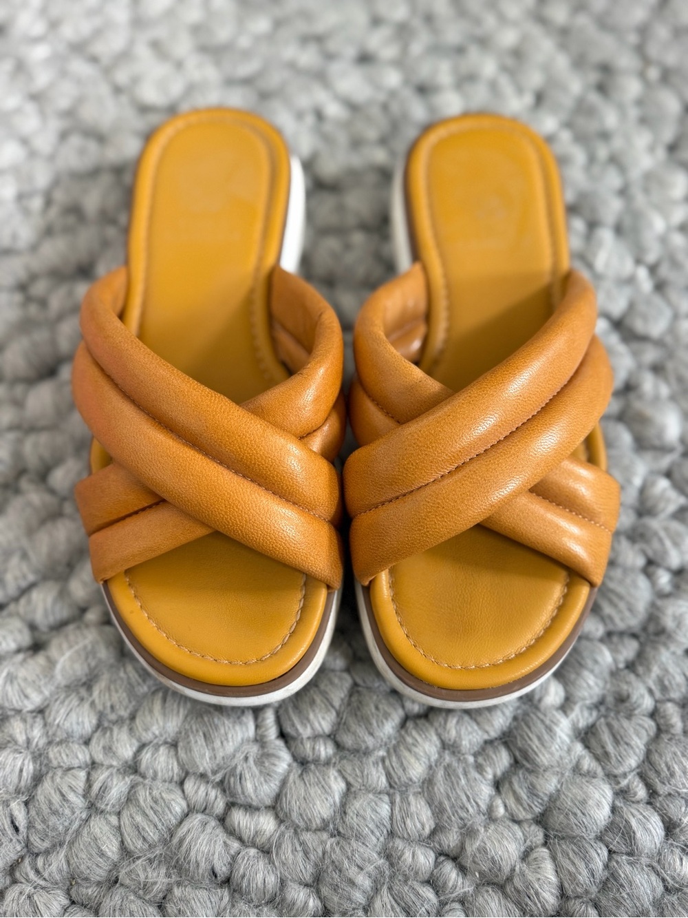 Vince Camuto Leather Slide Sandal